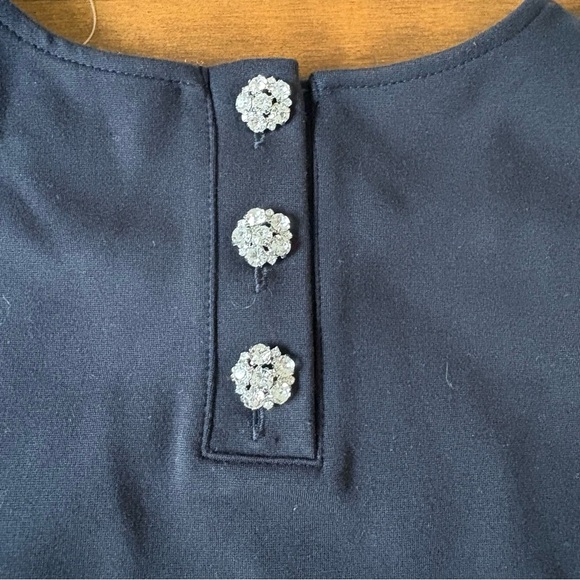 J. Crew Black Classic Minimalist Style Sleeveless Blouse Size S - Picture 7 of 9